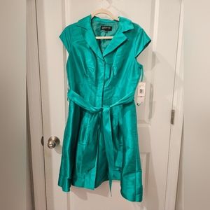 Jones New York green dress NWT